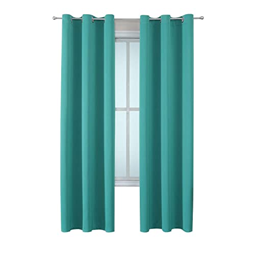 ChrisDowa Grommet Blackout Curtains for Bedroom and Living Room.