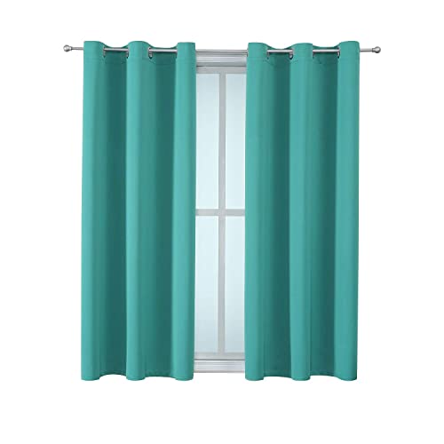 ChrisDowa Grommet Blackout Curtains for Bedroom and Living Room.