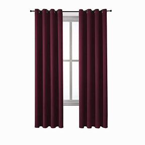 ChrisDowa Grommet Blackout Curtains for Bedroom and Living Room.