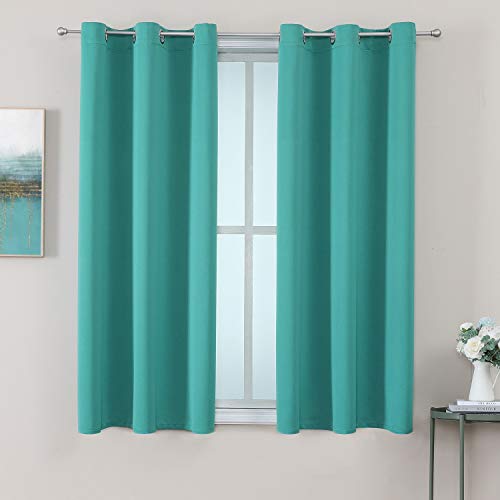 ChrisDowa Grommet Blackout Curtains for Bedroom and Living Room.