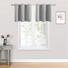 ChrisDowa Grommet Blackout Curtains for Bedroom and Living Room.