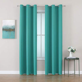 ChrisDowa Grommet Blackout Curtains for Bedroom and Living Room.