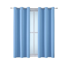 ChrisDowa Grommet Blackout Curtains for Bedroom and Living Room.