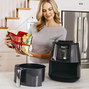 Ninja Air Fryer, Roast, Bake, Air Fry, Roast, Broil, Reheats, & Dehydrates, Less Oil, Easy Meals, Healthy Meals.