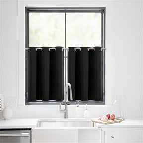 ChrisDowa Grommet Blackout Curtains for Bedroom and Living Room.