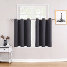 ChrisDowa Grommet Blackout Curtains for Bedroom and Living Room.