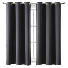 ChrisDowa Grommet Blackout Curtains for Bedroom and Living Room.