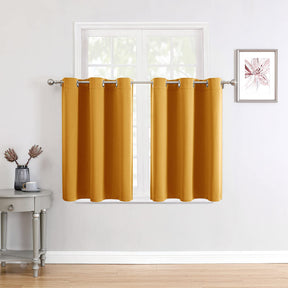 ChrisDowa Grommet Blackout Curtains for Bedroom and Living Room.