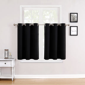 ChrisDowa Grommet Blackout Curtains for Bedroom and Living Room.