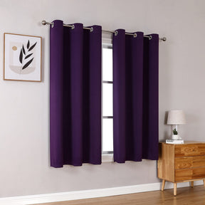 ChrisDowa Grommet Blackout Curtains for Bedroom and Living Room.