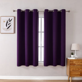 ChrisDowa Grommet Blackout Curtains for Bedroom and Living Room.