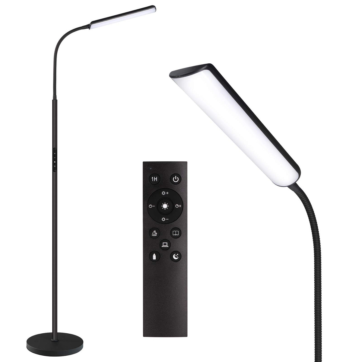 Brightness Standing Lamp with Remote & Touch Control Reading Floor Lamps