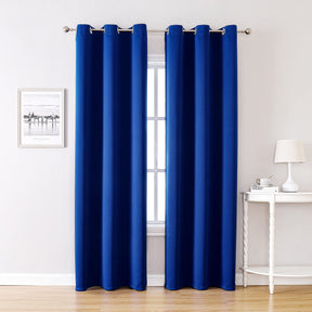 ChrisDowa Grommet Blackout Curtains for Bedroom and Living Room.