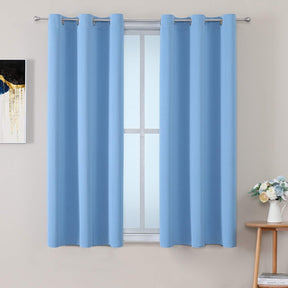 ChrisDowa Grommet Blackout Curtains for Bedroom and Living Room.