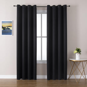 ChrisDowa Grommet Blackout Curtains for Bedroom and Living Room.