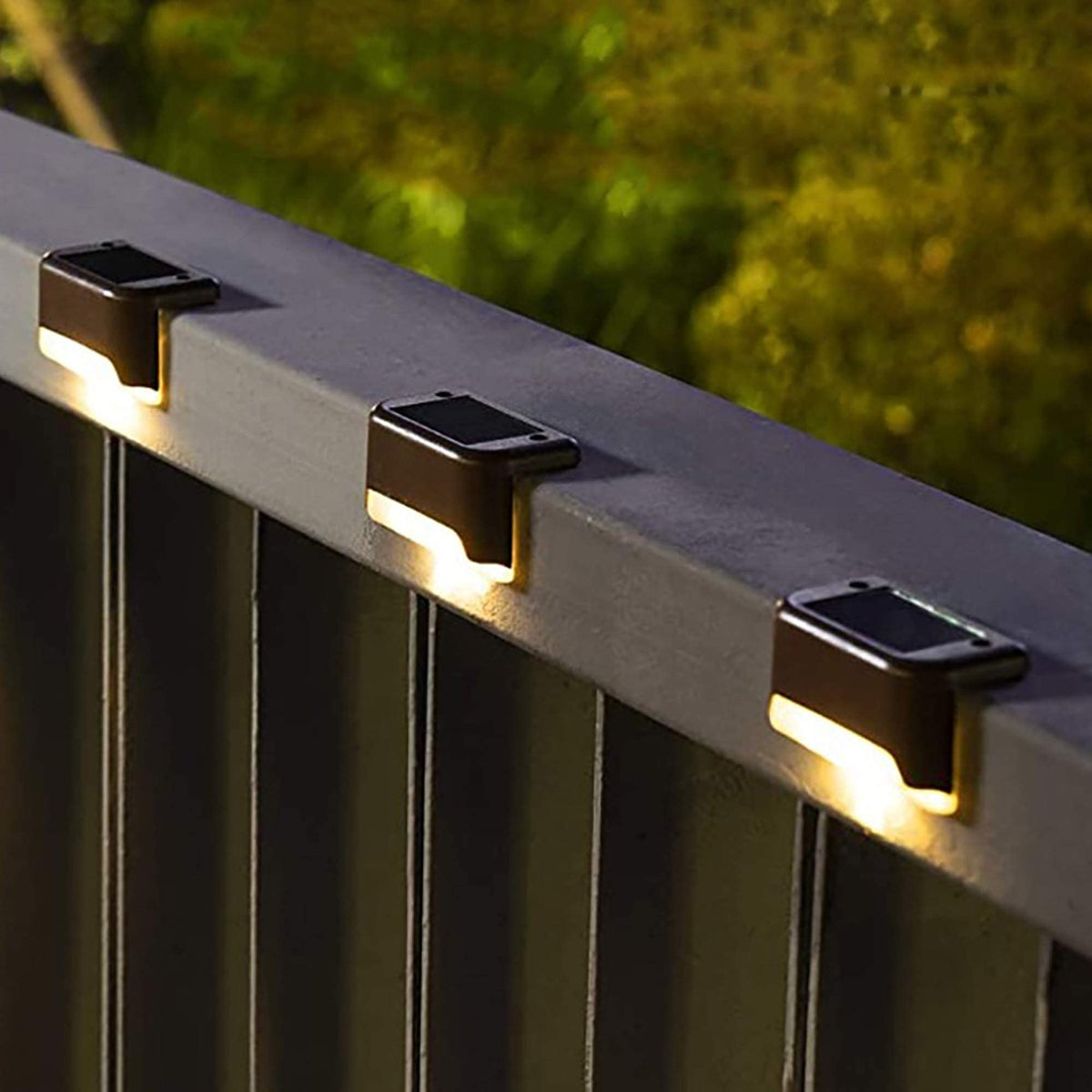 Solar Deck Outdoor Step Lights Waterproof Led Solar lights for Outdoor Stairs, Step , Fence, Yard, Patio.