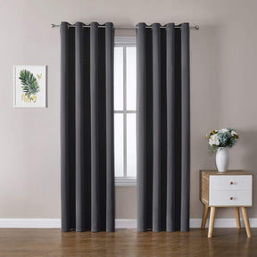 ChrisDowa Grommet Blackout Curtains for Bedroom and Living Room.