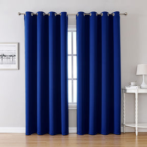 ChrisDowa Grommet Blackout Curtains for Bedroom and Living Room.