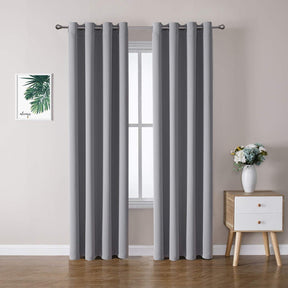 ChrisDowa Grommet Blackout Curtains for Bedroom and Living Room.