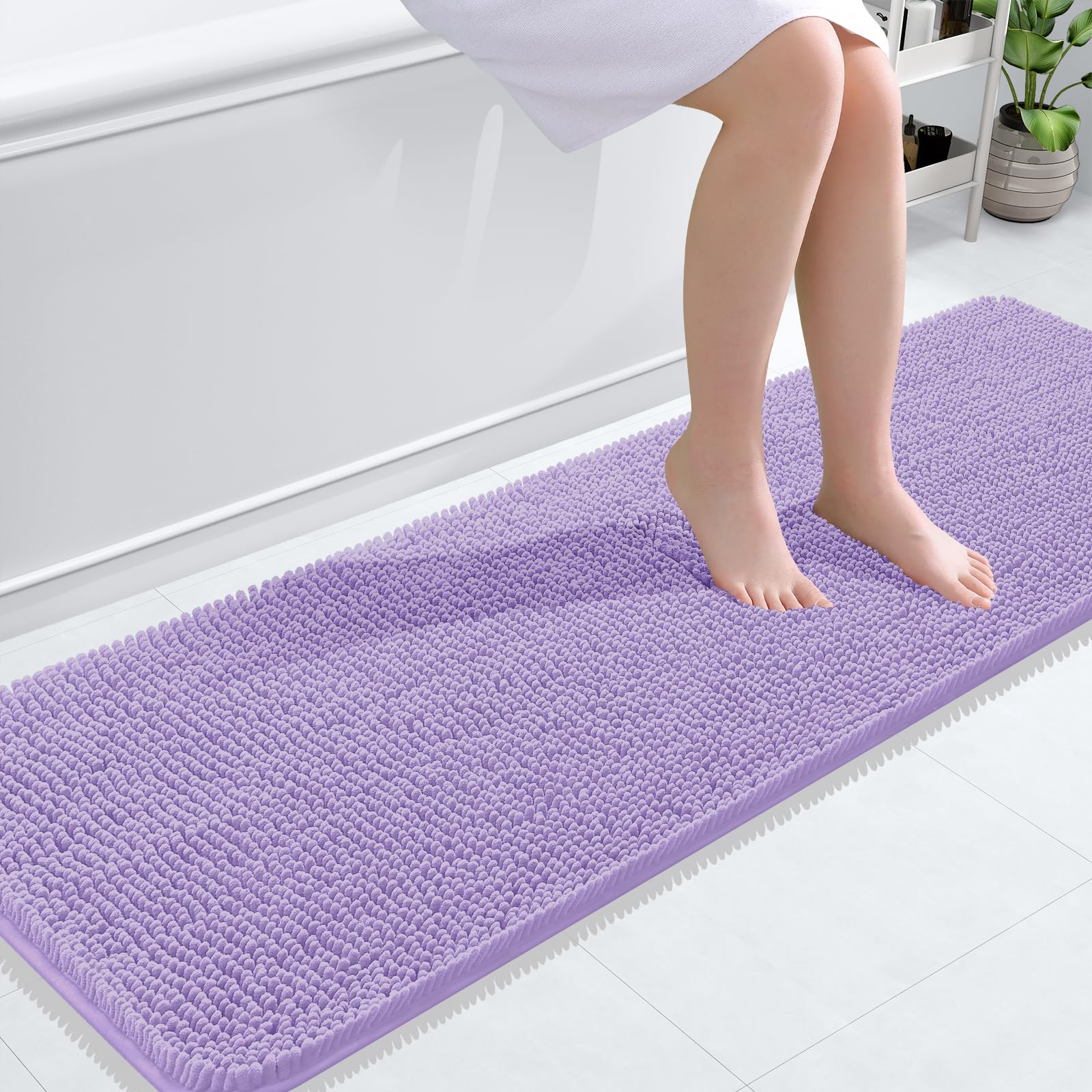 Bathroom Rugs, Extra Soft Absorbent Chenille Bath Rugs, Home Decor Accessories.