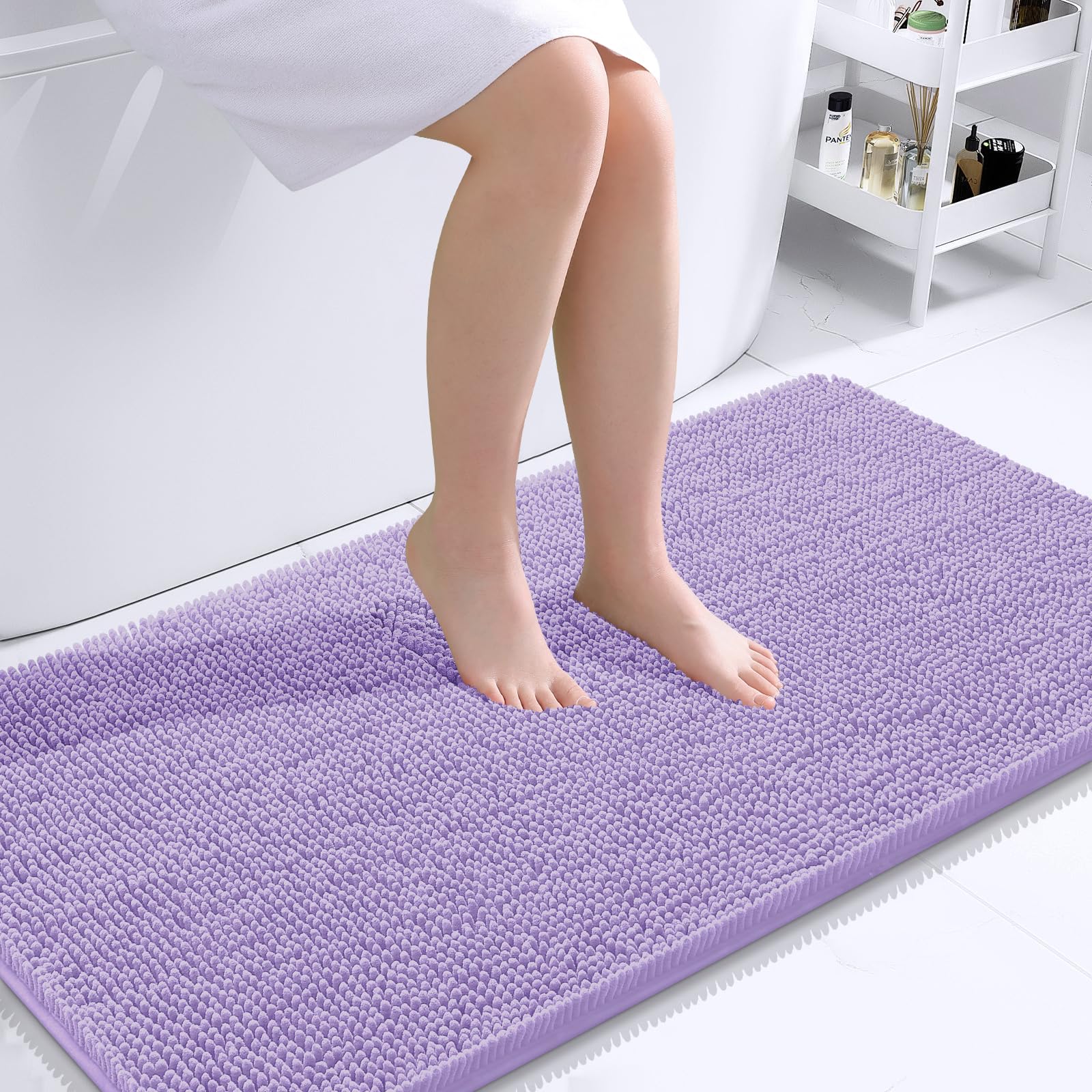 Bathroom Rugs, Extra Soft Absorbent Chenille Bath Rugs, Home Decor Accessories.