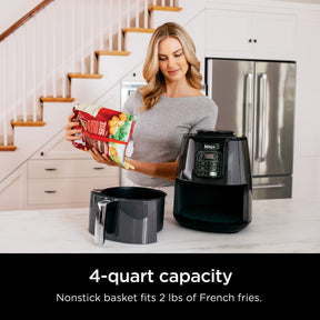 Ninja Air Fryer, Roast, Bake, Air Fry, Roast, Broil, Reheats, & Dehydrates, Less Oil, Easy Meals, Healthy Meals.