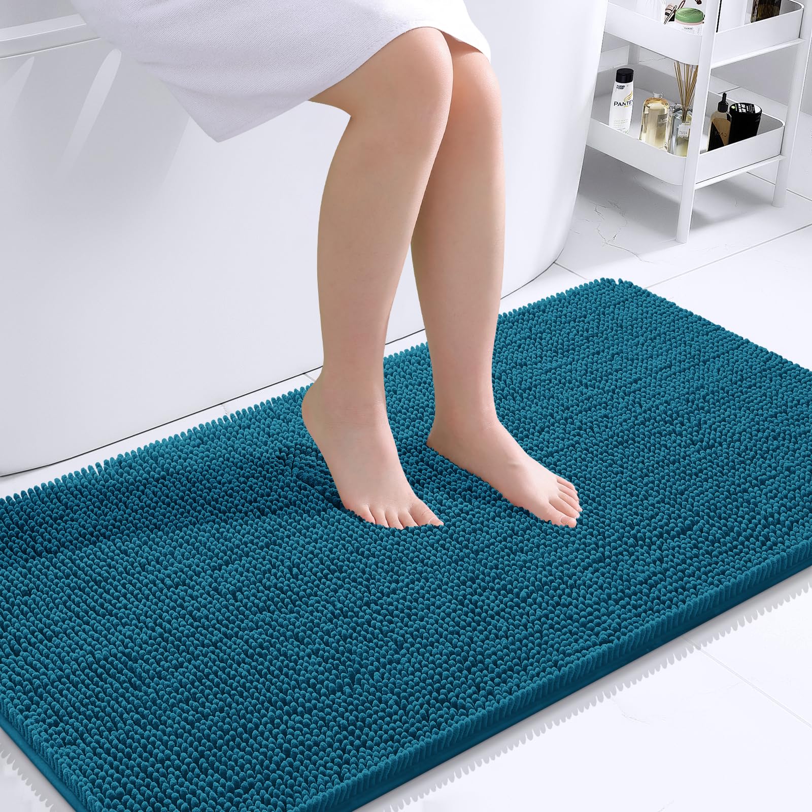 Bathroom Rugs, Extra Soft Absorbent Chenille Bath Rugs, Home Decor Accessories.