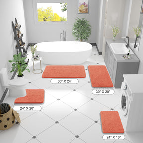 Bathroom Rugs, Extra Soft Absorbent Chenille Bath Rugs, Home Decor Accessories.