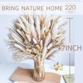 Natural Dried Pampas Grass Boho Home Decor Bouquet Phragmites Dried Flowers. 💥Flash Sale 💥