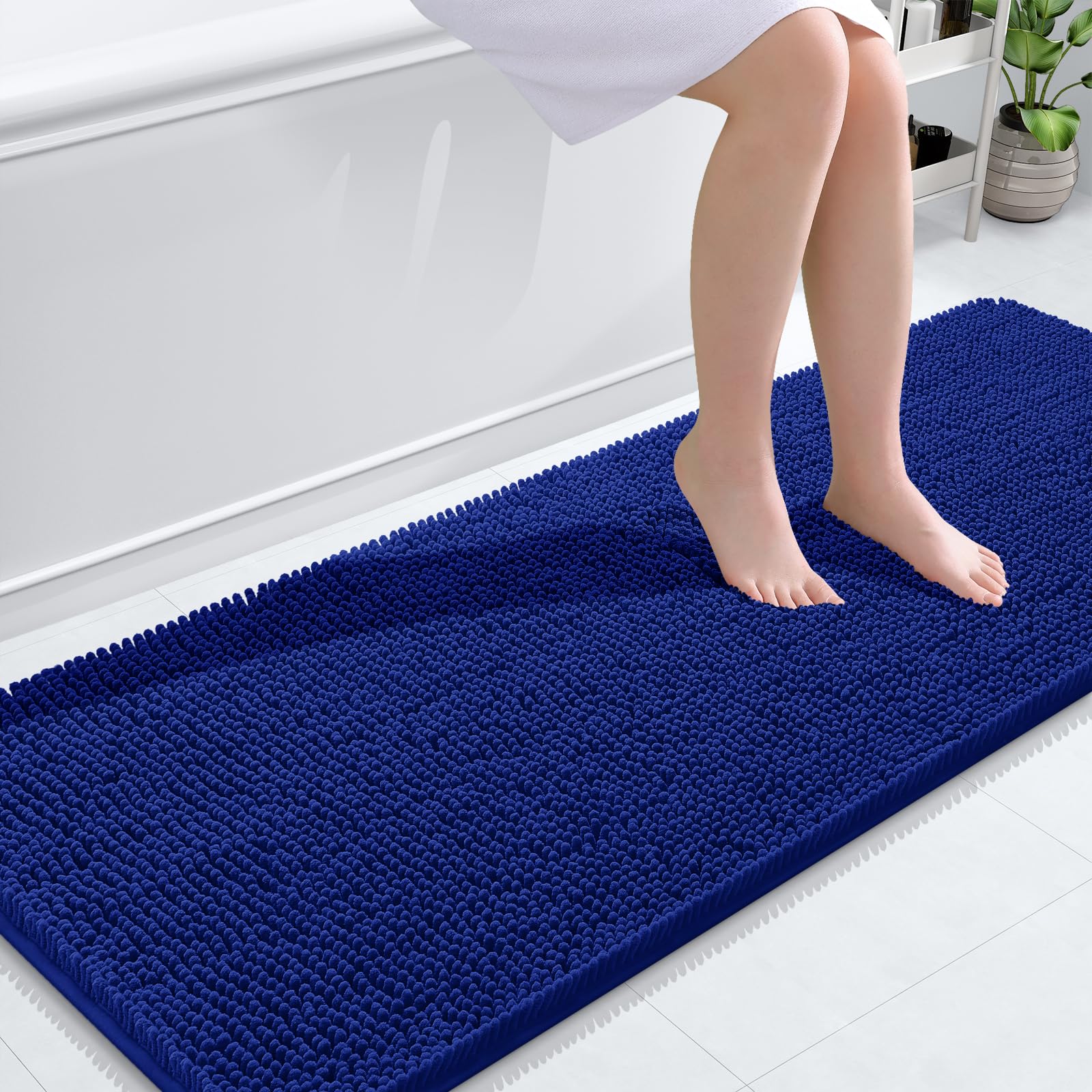 Bathroom Rugs, Extra Soft Absorbent Chenille Bath Rugs, Home Decor Accessories.