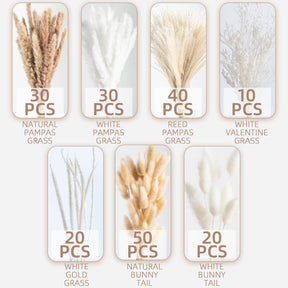 Natural Dried Pampas Grass Boho Home Decor Bouquet Phragmites Dried Flowers. 💥Flash Sale 💥