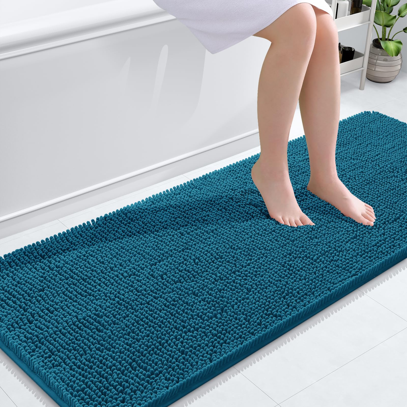 Bathroom Rugs, Extra Soft Absorbent Chenille Bath Rugs, Home Decor Accessories.