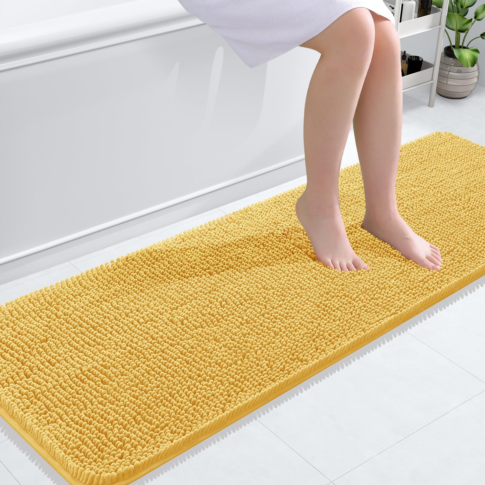 Bathroom Rugs, Extra Soft Absorbent Chenille Bath Rugs, Home Decor Accessories.