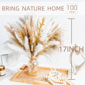 Natural Dried Pampas Grass Boho Home Decor Bouquet Phragmites Dried Flowers. 💥Flash Sale 💥